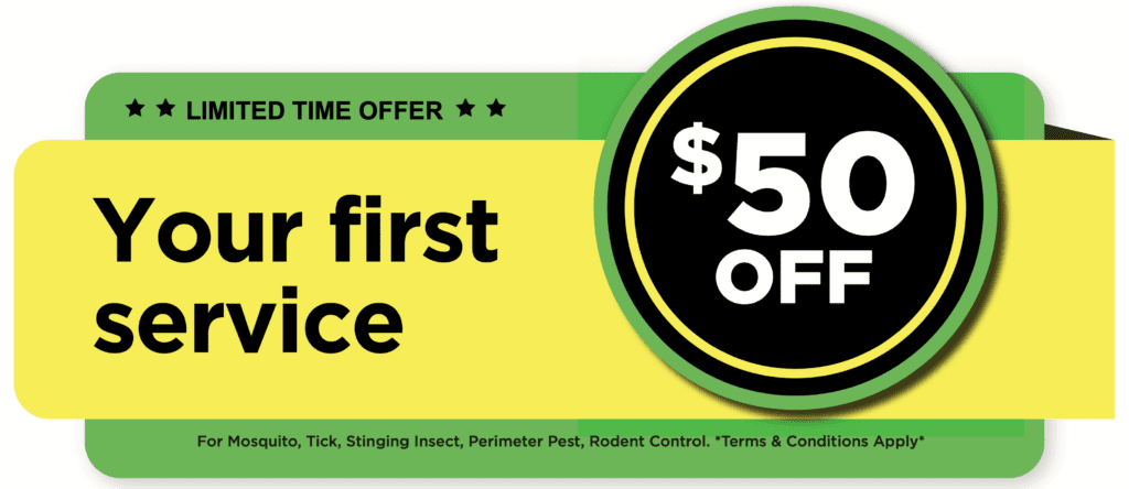 Mosquito Joe $50 off first service promotion coupon 